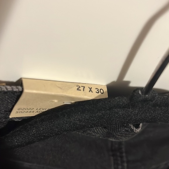 Levi’s 501 Original high rise - black distressed - Picture 4 of 5